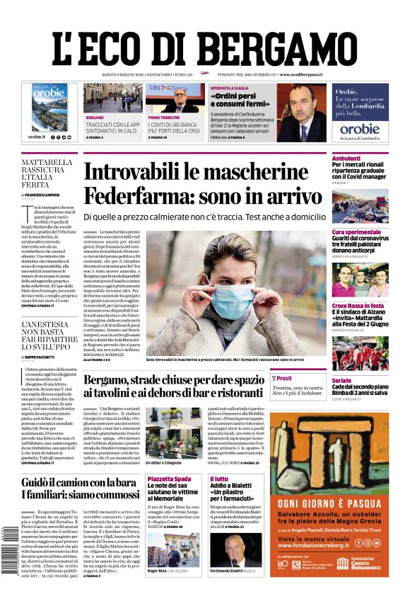 L Eco Di Bergamo 09 05 2020